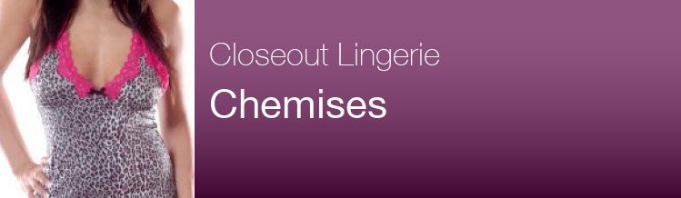 Chemises Closeout Lingerie Vx Intimate Collection